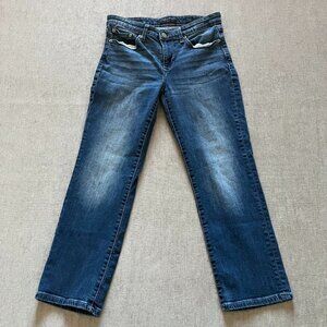 Lucky Brand Jeans Women Size 6/28 Blue Denim Sweet Crop Preppy Casual Pocket LA